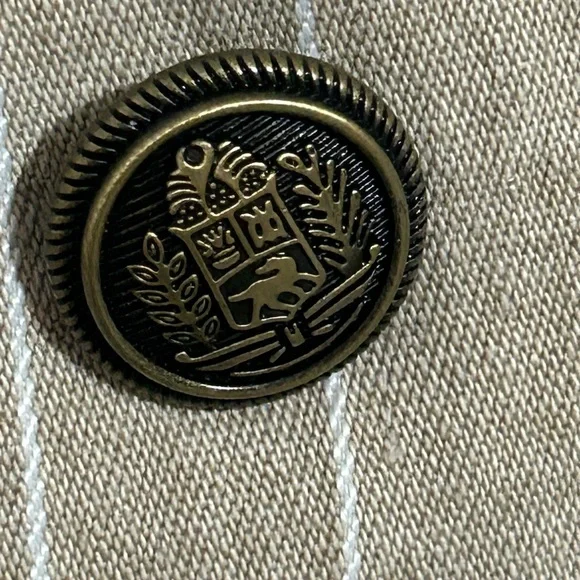 DG2 by Diane Gilman Tan Double-Breasted Blazer - Picture 3 of 7